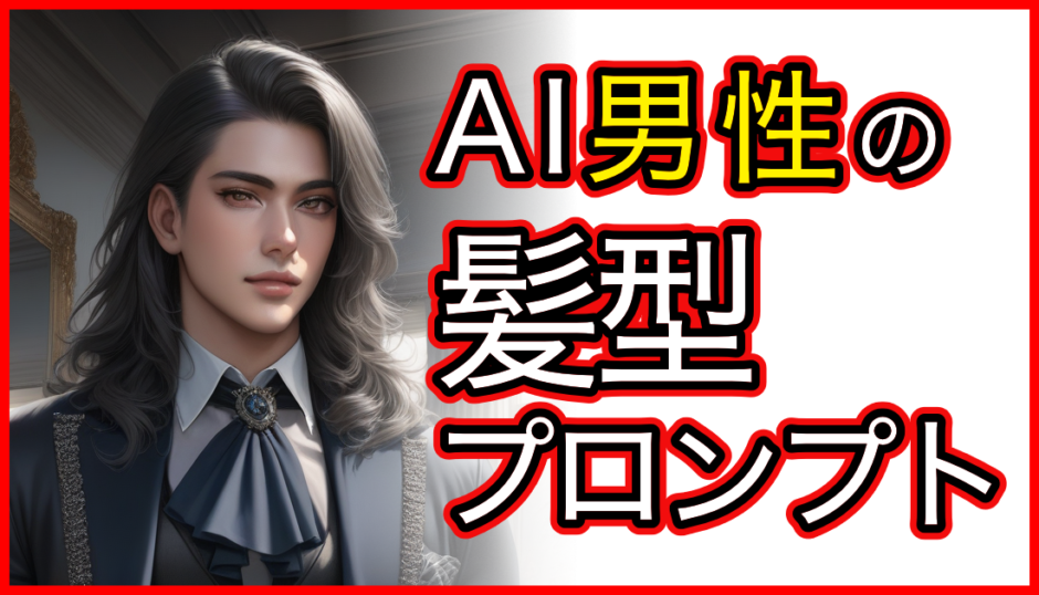 AI男性の髪型プロンプト