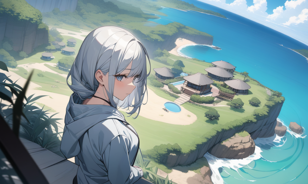 from above