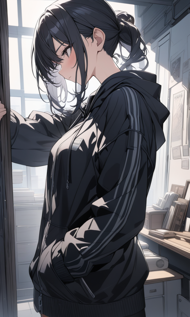 shoulder level shot