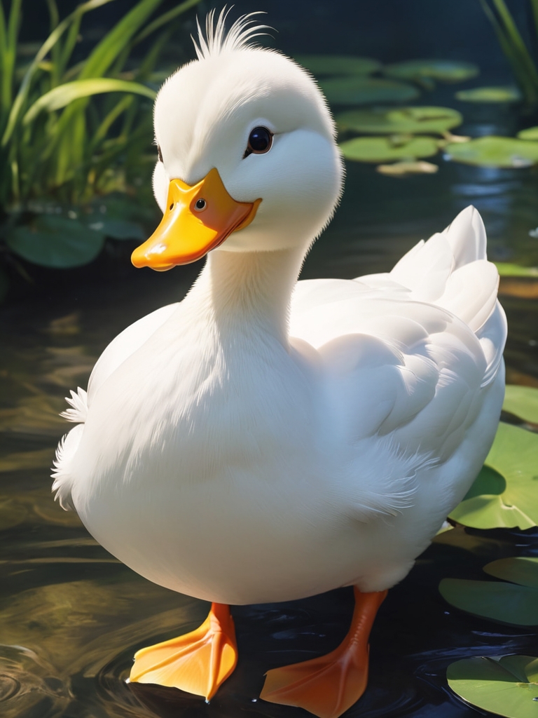 white duck