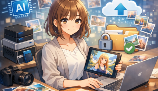 AIで作成した画像データの保存方法｜安全に保管するための考え方