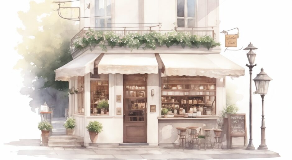 コーヒーショップ　外観